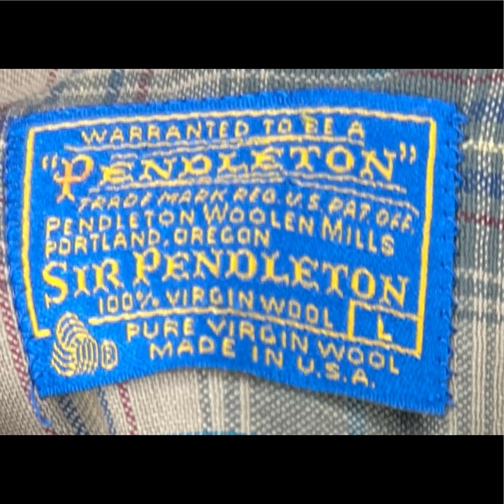Pendleton 100% Virgin Wool Button Down - image 3